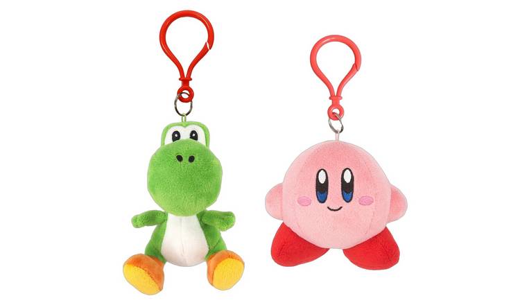 San-Ei Nintendo Super Yoshi and Kirby Keychain Bundle