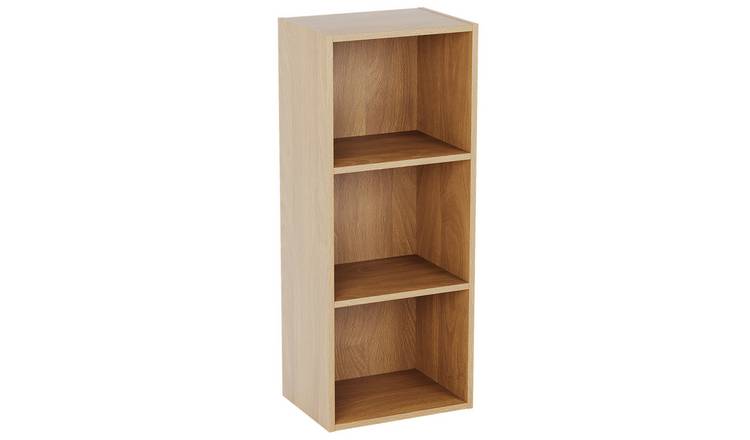 Vida Designs Oxford 3 Tier Cube Bookcase - Oak