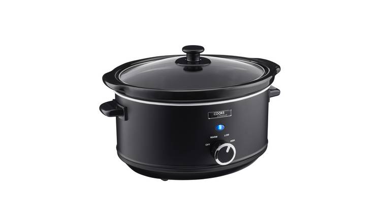 Cooks Professional 3.5L Slow Cooker with 3 Heat Settings - Black