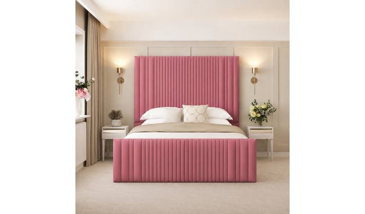 Bed Choices Aspire Single Bed Frame With 70" Headboard - Pink
