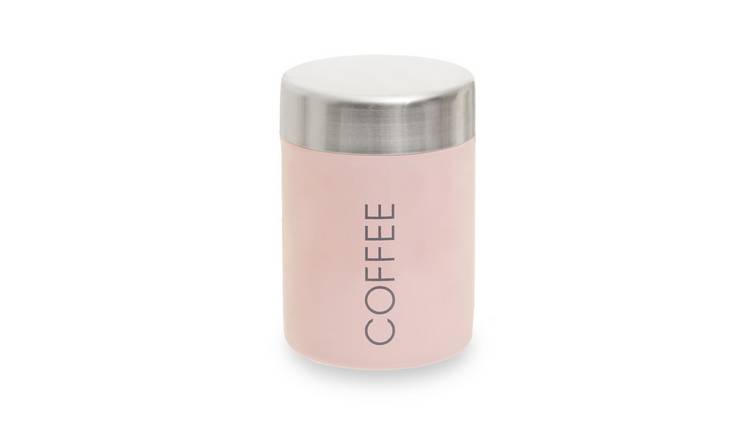 Orsina Liberty Enamel Coffee Canister – Pink