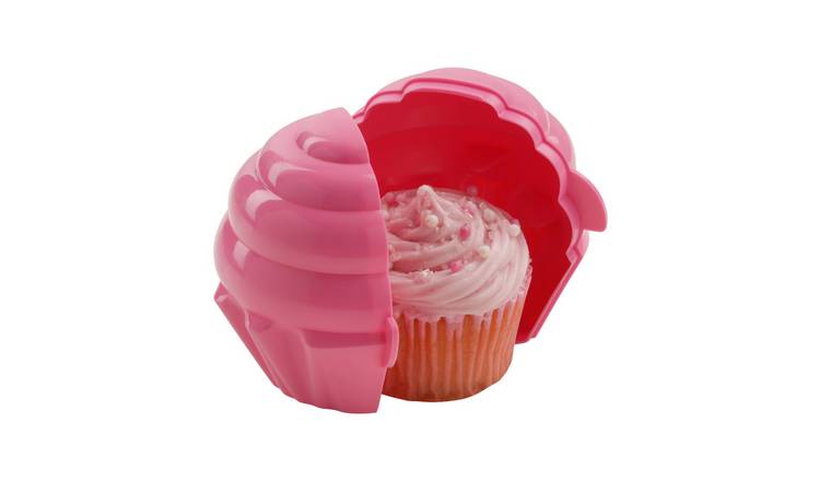 Orsina Hallie Cupcake Storage Container – Hot Pink