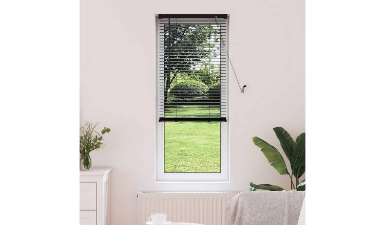 Walplus PVC Window Blind - Black - 150 x 40 cm
