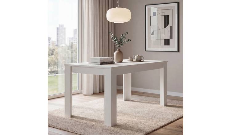 Vida Designs Medina 6 Seater Dining Table - White