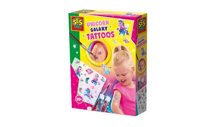 SES Creative Unicorn Galaxy Tattoos Craft Set