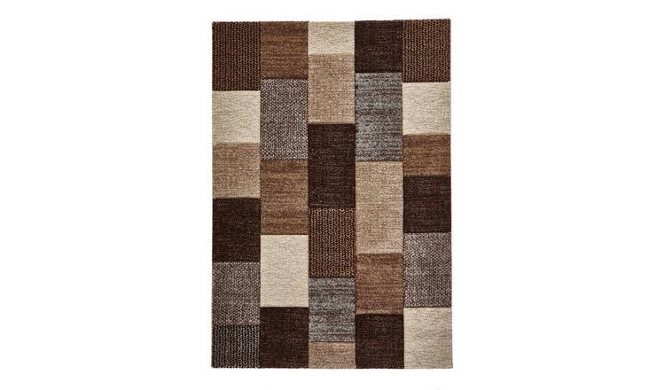 Mega Flooring Beige Handmade Geometric Rug - 120 x 170cm