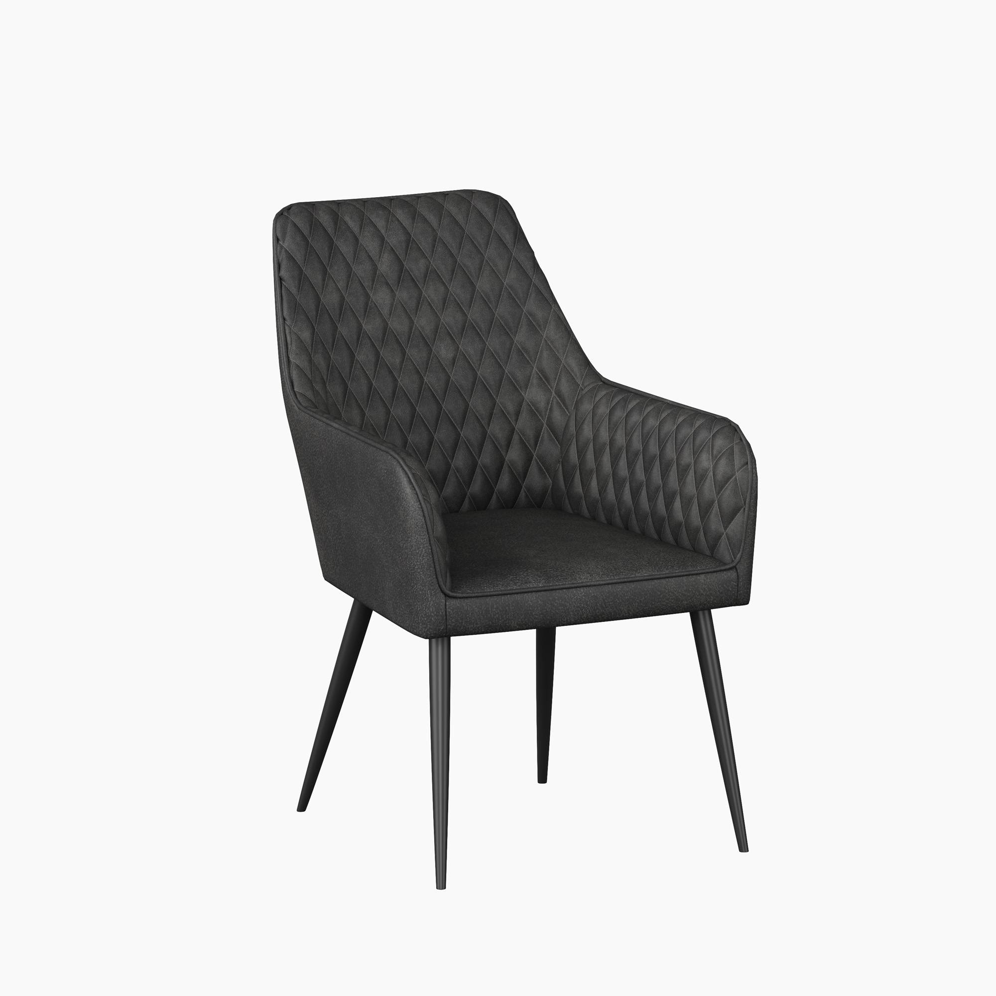 Furniture Online Ella Set 8 Fabric Dining Chair – Grey - Image 1