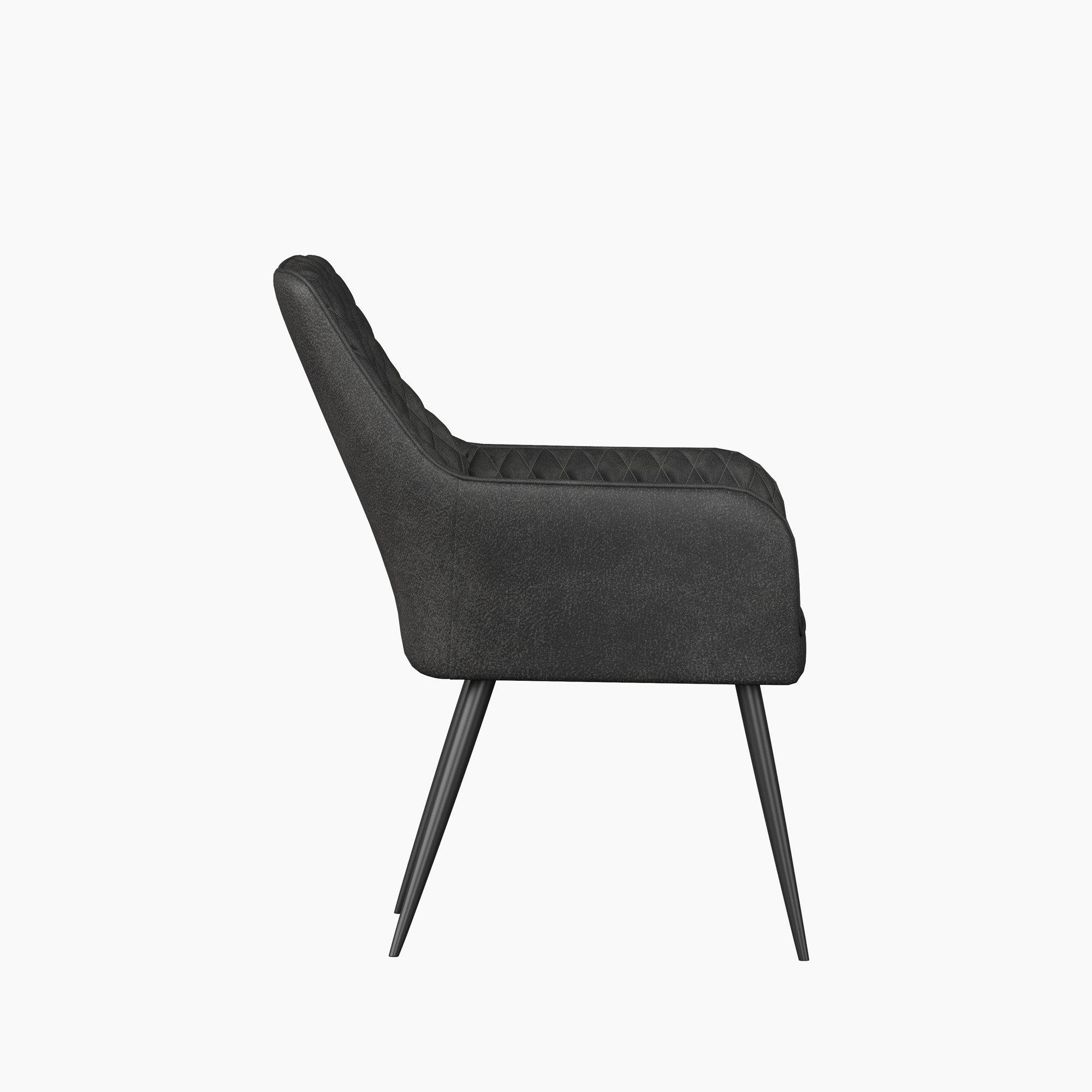 Furniture Online Ella Set 8 Fabric Dining Chair – Grey - Image 4
