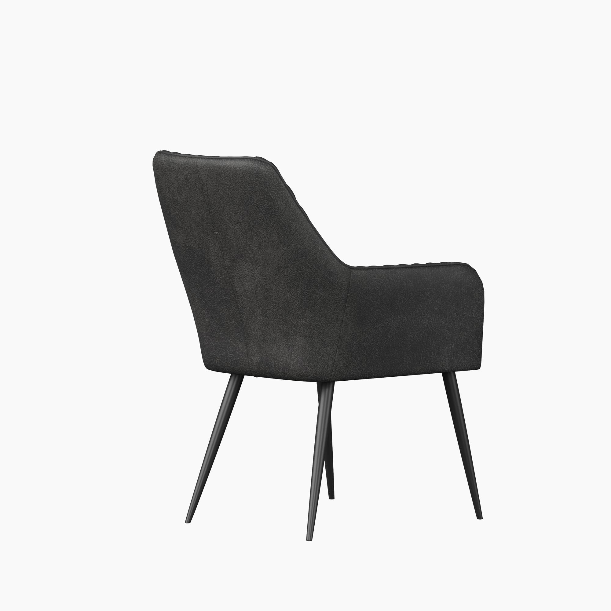 Furniture Online Ella Set 8 Fabric Dining Chair – Grey - Image 5