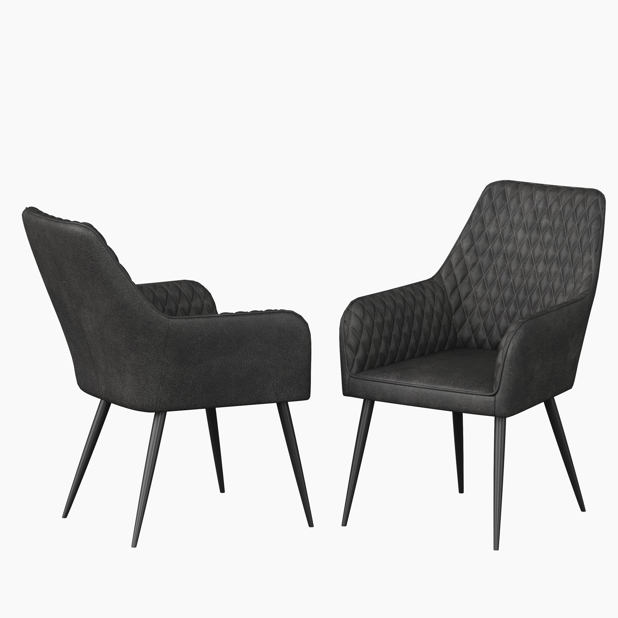 Furniture Online Ella Set 8 Fabric Dining Chair – Grey - Image 6