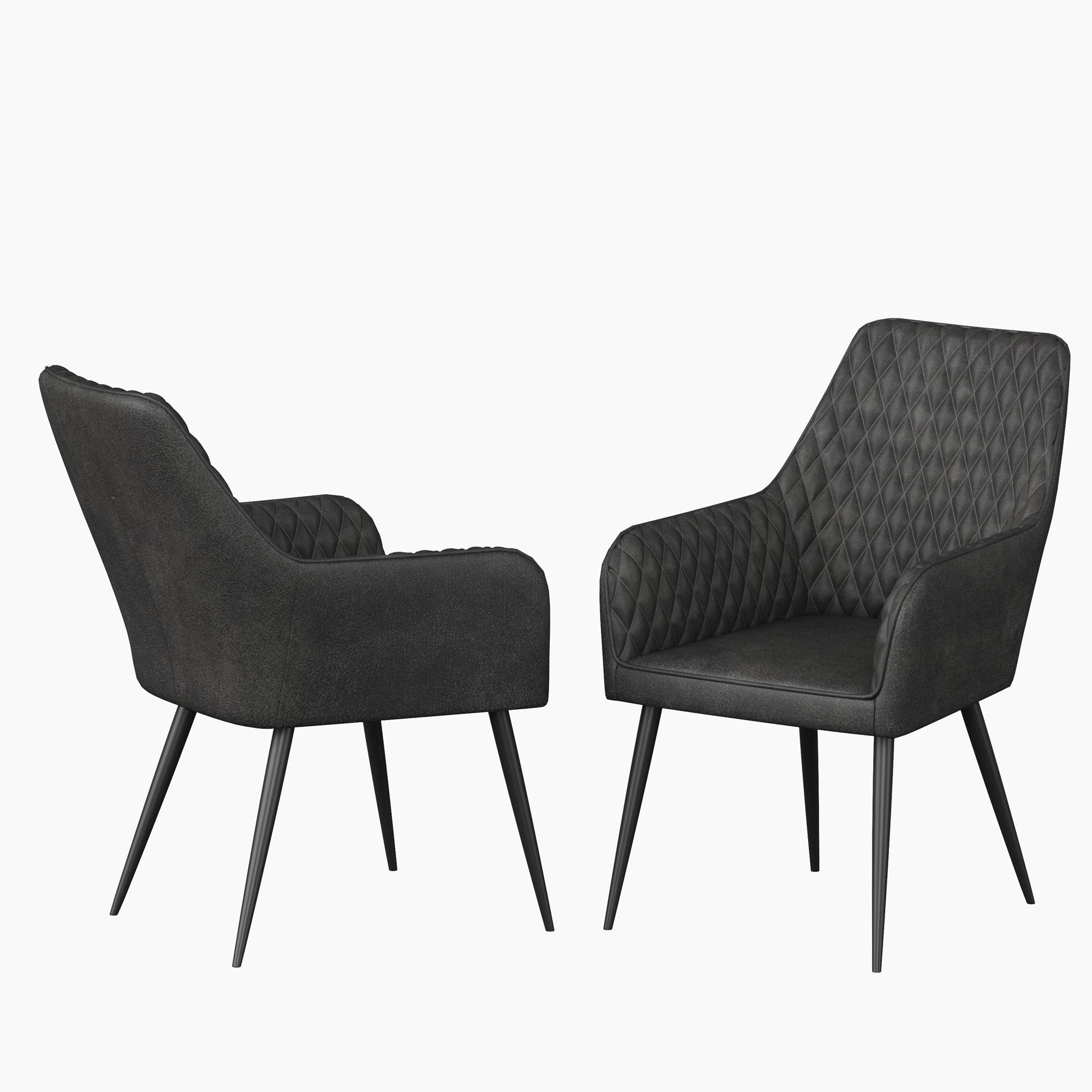 Furniture Online Ella Set 8 Fabric Dining Chair – Grey - Image 6