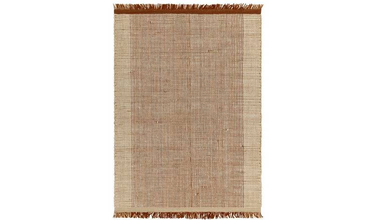 Mega Flooring Beige Handmade Geometric Rug - 160 x 230cm