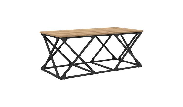 Walplus Engineered Wood Coffee Table - Artisan Oak - 100 x 49 x 40 cm