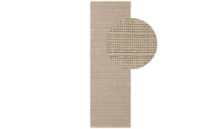 Ted Baker Beige Camden Parker Striped Runner Rug - 80 x 250cm