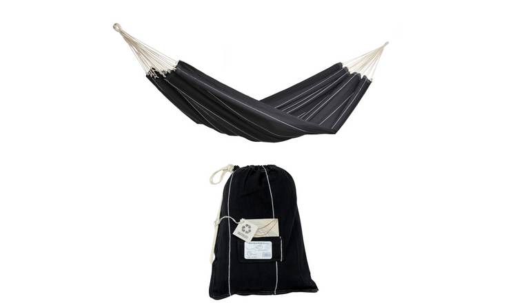 Amazonas Barbados Double Brazilian Cotton Hammock – Black