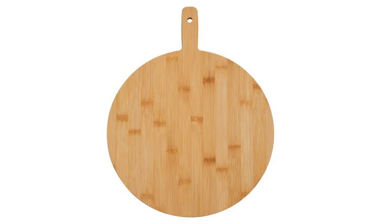 Orsina Aleki Bamboo Round Chopping and Serving Board - Gold