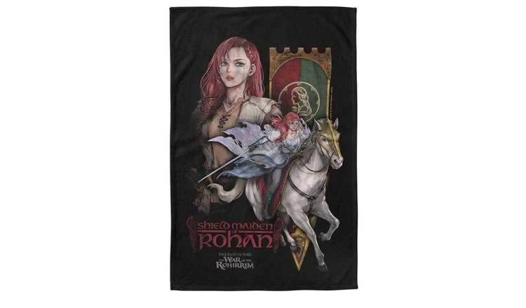 The Lord of the Rings: The Rohirrim Shield Maiden Hera Blanket - 147cm x 36cm