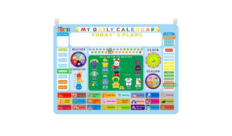 deAO Busy Board Daily Calendar Toy