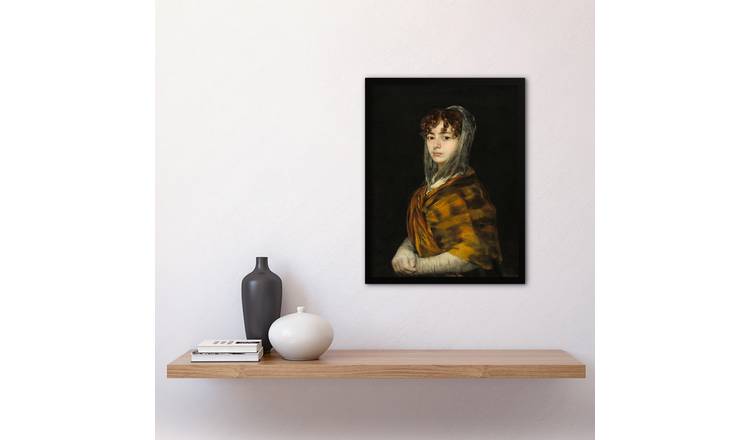 Francisco Goya Senora Sabasa Garcia Portrait Framed Art Print - A3