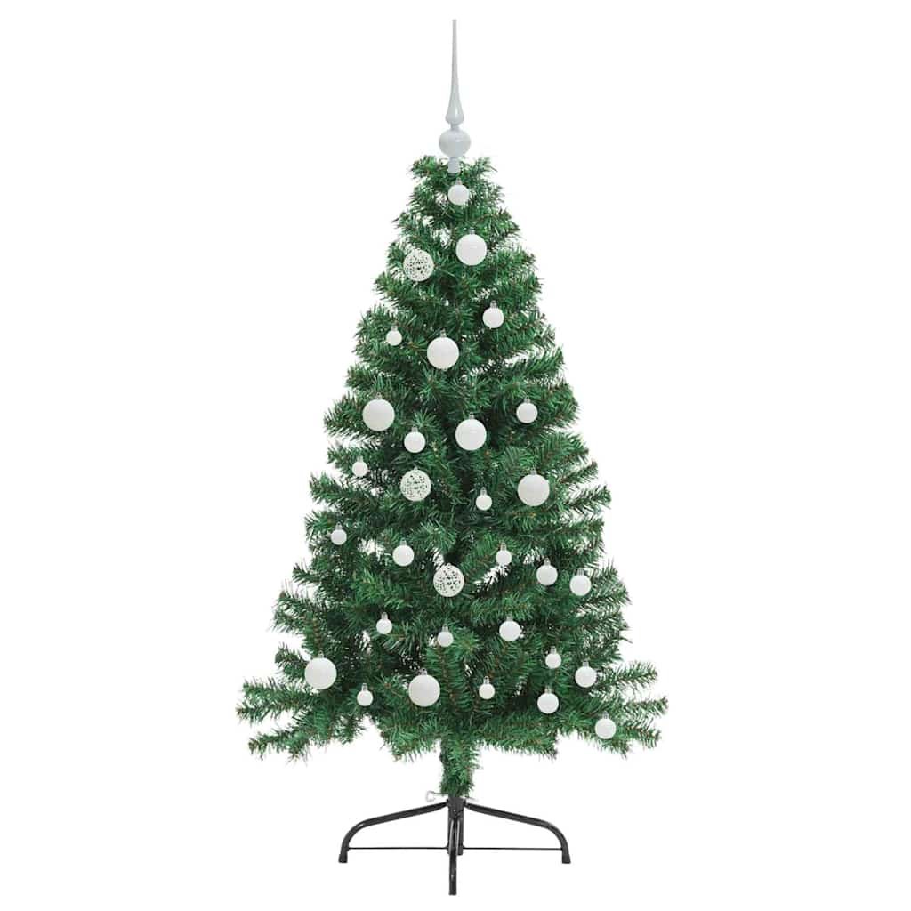 Walplus 150 LED String Lights Pre-lit Artificial Christmas Tree - Green - 120 cm - Image 4