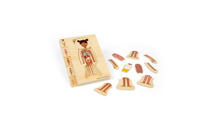 Bigjigs Toys Anatomy Puzzle - Girl - 3 Years +