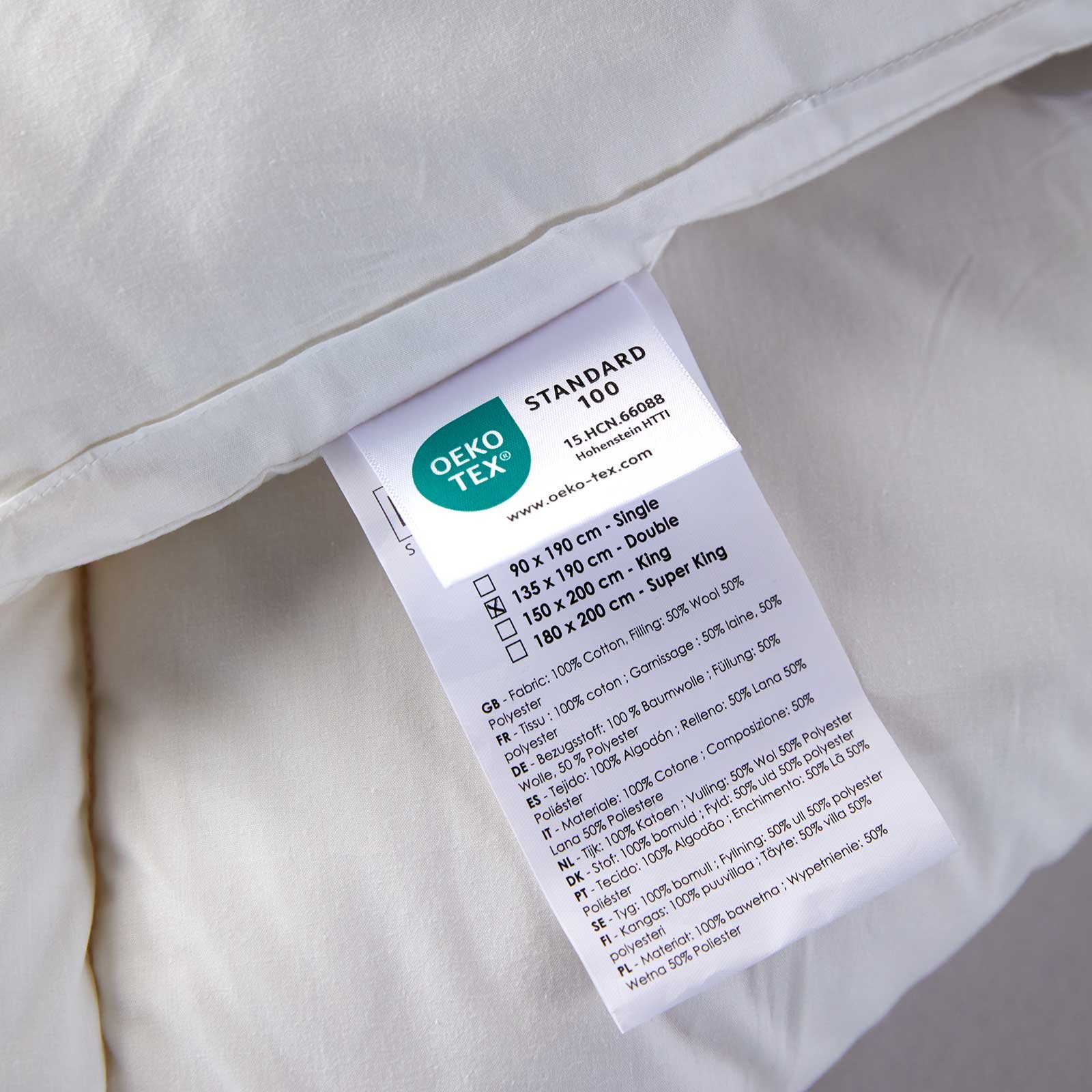 Homescapes Australian Wool Mattress Topper - Double - Image 3