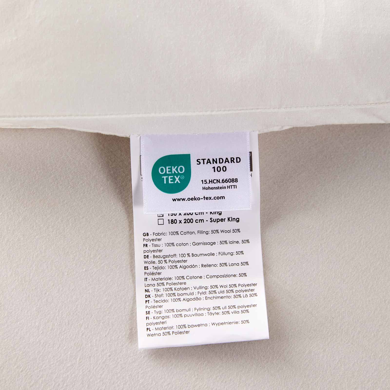 Homescapes Australian Wool Mattress Topper - Double - Image 5