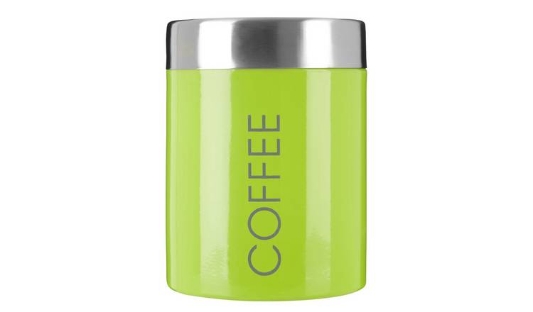 Orsina Liberty Enamel Coffee Canister – Lime Green