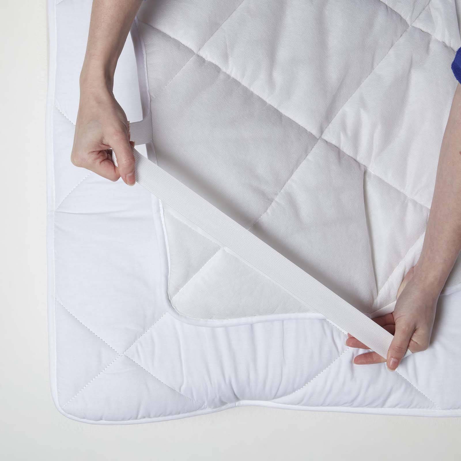 Homescapes Super Filled Cotton Mattress Topper - Single - Image 6