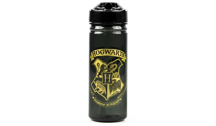 Harry Potter Kids Unisex Straw Water Bottle - Black