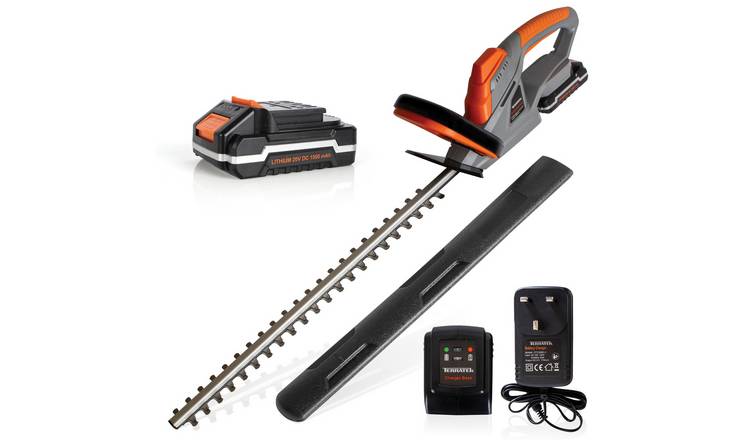 Terratek 20V Cordless Hedge Trimmer with 1 Battery Fast Charge