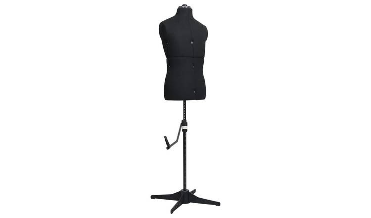 Walplus Polyester Adjustable Dress Form Male Size 37-45 - Black