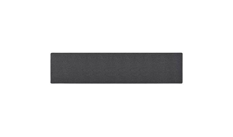 Walplus Polypropylene 3 mm Pile Carpet Runner - Anthracite - 80 x 400 cm