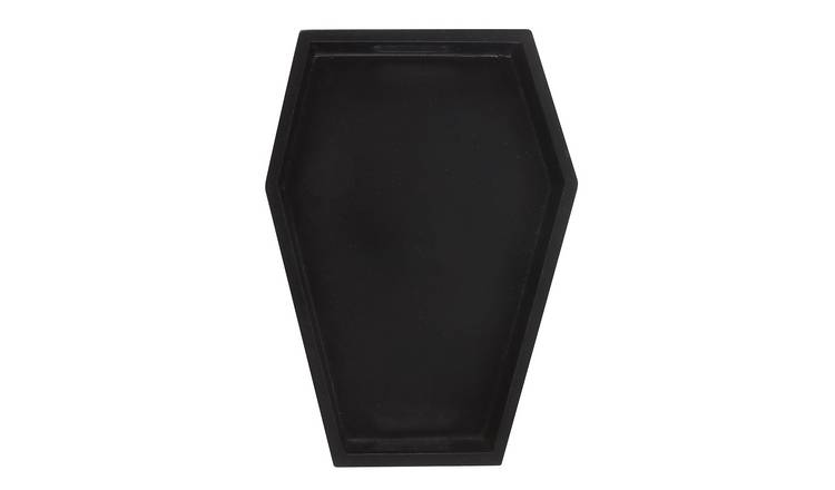 Something Different Coffin Shaped Trinket Tray - Black