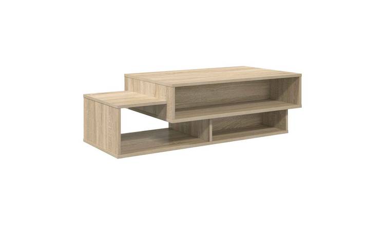 Walplus Engineered Wood Coffee Table - Sonoma Oak - 105 x 50 x 32.5 cm