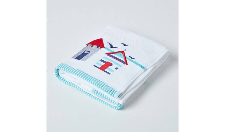 Homescapes Turkish Cotton Beach Hut Hand Towel