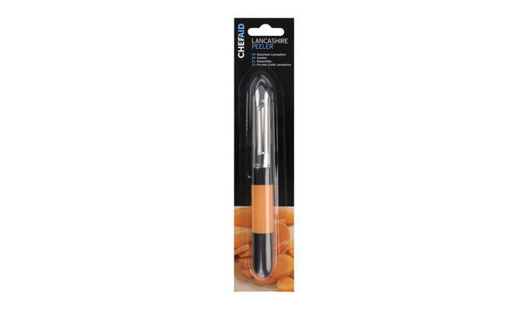 Chef Aid Lancashire Peeler - Black & Orange