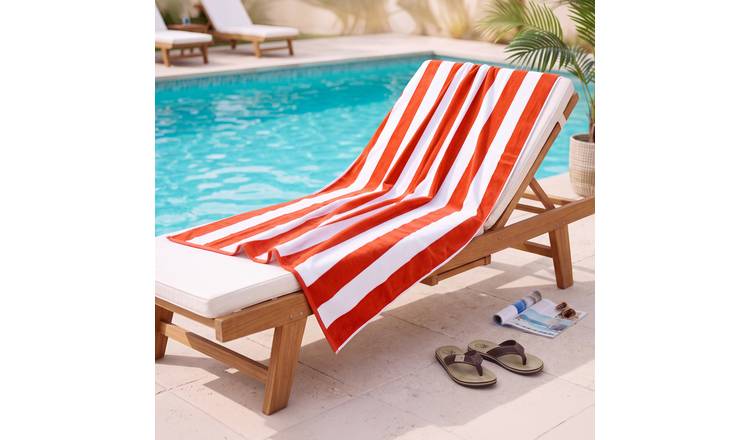 Deyongs Cabana Bay Cotton Beach Towel - Orange