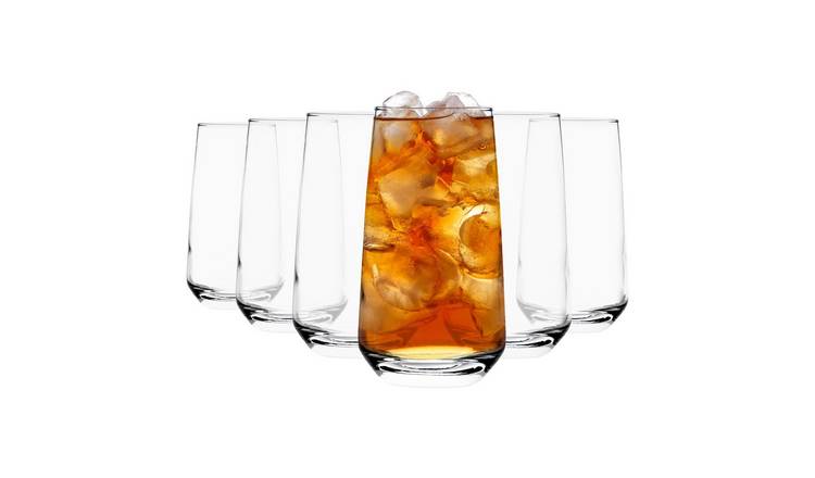 Argon Tableware Tallo Highball Glasses - 480ml - Clear - Pack of 6
