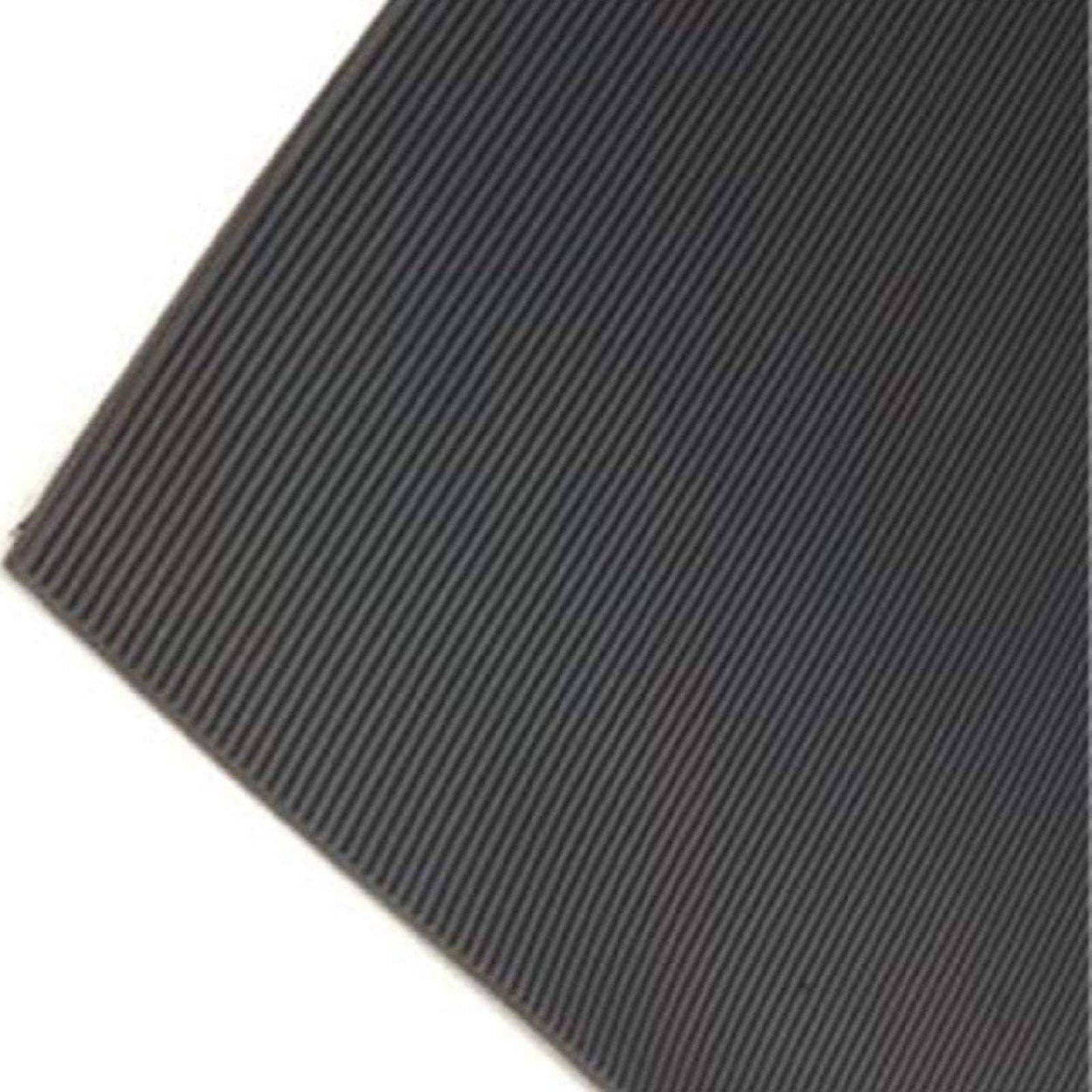 Ark Mat 3mm Thick Fine Ribbed Rubber Roll Flooring - 2m x 3m - Image 1