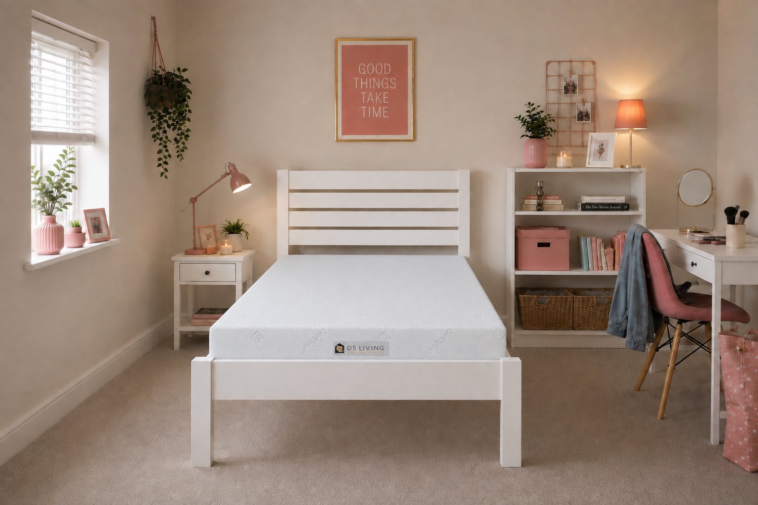 DS Living Children's 12cm Memory Foam Mattress, Washable Cover - King - Image 2