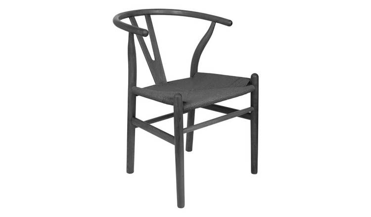 Nicholas Winter Beech Wood Danish Style Dining Chair - Black