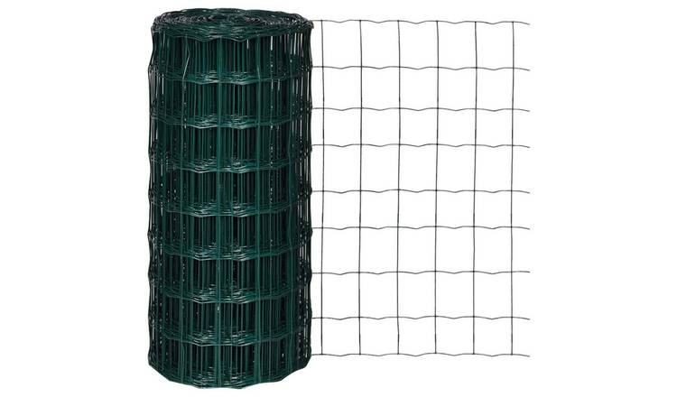 Walplus Pvc-coated Iron Fence Panels - Green - 2500 x 0.22 x 80 cm
