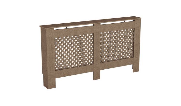 Vida Designs Oxford Large Radiator Cover - Brown