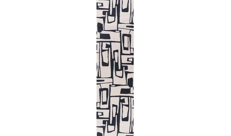 The Rugs Blue Loft Abstract Runner Rug - 80 x 300cm