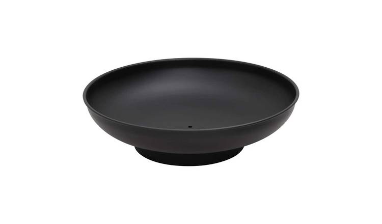 Walplus Steel Fire Pit - Black - 57 x 16 cm