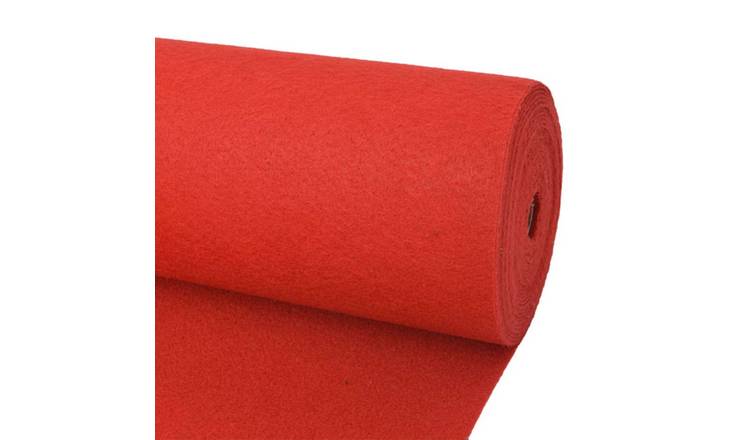 Walplus Polyester Carpet - Red - 120 x 1200 cm
