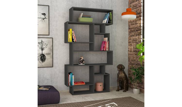 Decortie Karmato Particleboard Shelving Unit - Anthracite