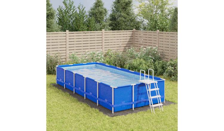 Walplus Polyester Pool Ground Cloth - Light Grey - 640x321 cm