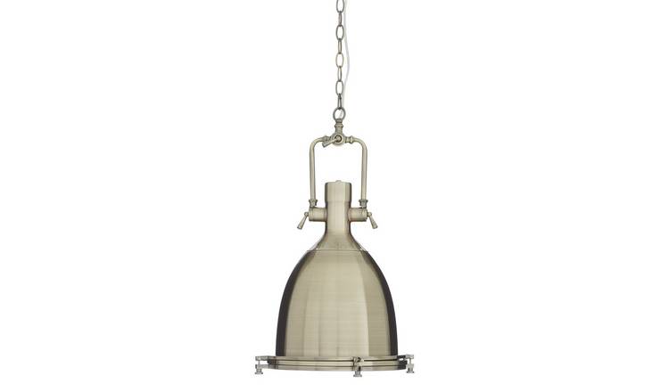 Orsina Lexington Large Antique Pendant Light - Brass